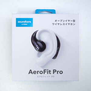 オープンイヤー型ワイヤレスイヤホン Soundcore AeroFit Pro A3871N11 ミッドナイトブラック　定価¥22,990