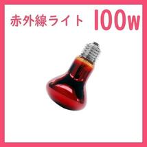 100W★赤外線ライト1個(爬虫類ライト)ヒートグローB0101_画像1