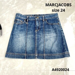 MARCJACOBSマークジェイコブスデニムミニスカートsize 24 デニムスカート　マークジェイコブス