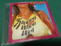 BON JOVI　ボン・ジョヴィ◆『SLIPPERY WHEN WET』ピクチャーレベル日本盤CDユーズド品_画像1