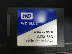 Western Digital WDS500G2B0A 2.5inch SSD 500GB 動作確認済 正常判定 使用時間3221時間