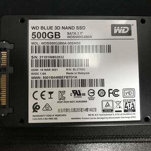 Western Digital WDS500G2B0A 2.5inch SSD 500GB 動作確認済 正常判定 使用時間3221時間の画像2