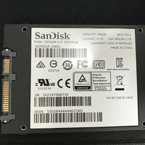 SanDisk SDSSDA240G 240GB 2.5inch SSD 動作確認済 正常判定 使用時間4971時間の画像2