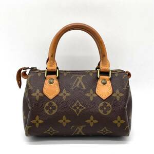 1円 LOUIS VUITTON ルイヴィトン モノグラム ミニスピーディ ハンドバッグ M41534