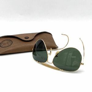 1円 Ray-Ban RayBan レイバン B&L BAUSCH&LOMB ボシュロム アビエーター USA製 ティアドロップ サングラス