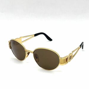 1 иен хорошая вещь FENDI Fendi солнцезащитные очки FF Logo Gold рама SL7041 Vintage 