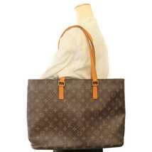 ルイヴィトン LOUIS VUITTON トートバッグ ルコ M51155 モノグラムライン ブラウン レザー 中古AB 276837_画像10