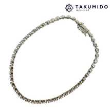 テニスブレスレット プラチナ pt850 ダイヤモンド 2.00ct アクセサリー 中古A 276964_画像1