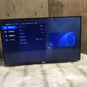 保管品 直接引き取り歓迎！ 2022年製 TCL 4K 43インチ 液晶テレビ スマートテレビ TV リモコン付き○