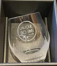 限定　レア　未使用品　LALIQUE　ラリック　タンブラー　クリスタルガラス　ペアセット　130周年記念_画像3