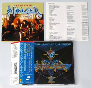 WINGER In The Heart of The Young 日本盤帯+14ページフォトブック付き AMCY-120 ウィンガー