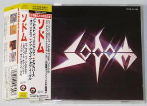 SODOM 1st+2nd+12” 3in1 日本盤帯付き TECP-25593 ソドム In The Sign of Evil+Obsessed By Cruelty+Expurse of Sodomy