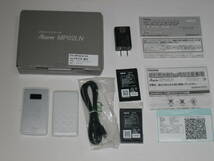 Aterm MP02LN SIMフリー LTEモバイルルーター NEC モバイルWi-Fiルーター バッテリー2個_画像3