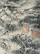 【模写】呉蓬 寒山寺図 中国書画 買取品 掛軸 中国美術 時代品 中国画_画像7