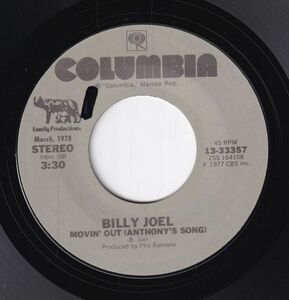 Billy Joel - Movin' Out (Anthony's Song) / Just The Way You Are (A) RP-CL007