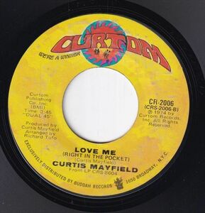 Curtis Mayfield - Mother's Son / Love Me (Right In The Pocket) (A) SF-CL023