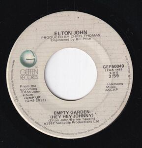 Elton John - Empty Garden (Hey Hey Johnny) / Take Me Down To The Ocean (A) RP-CL082