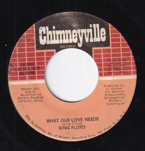King Floyd - What Our Love Needs / Groove Me (B) SF-CN150