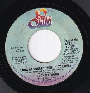 Leon Haywood - Keep It In The Family / Long As There's You (I Got Love) (B) SF-CL129