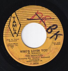 The Miracles - Shop Around / Who's Lovin You (C) SF-CL132