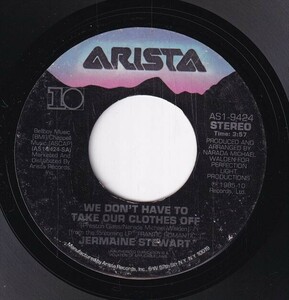 Jermaine Stewart - We Don't Have To Take Our Clothes Off / Give Your Love To Me (A) SF-CM125