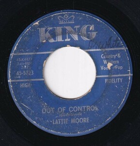 Lattie Moore - Out Of Control / Just About Then (C) OL-CM144