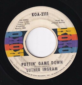 Luther Ingram - (If Loving You Is Wrong) I Don't Want To Be Right / Puttin' Game Down (A) SF-CL499