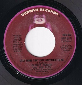 Gladys Knight And The Pips - Best Thing That Ever Happened To Me / Once In A Lifetime Thing (A) SF-CN574