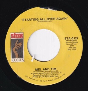 Mel And Tim - Starting All Over Again / It Hurts To Want It So Bad (A) SF-CN544
