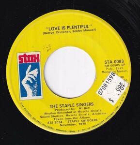 The Staple Singers - Heavy Makes You Happy (Sha-Na-Boom Boom) / Love Is Plentiful (A) SF-CN437