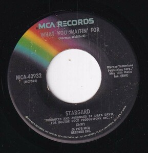 Stargard - What You Waitin' For / Smile (A) SF-CP112
