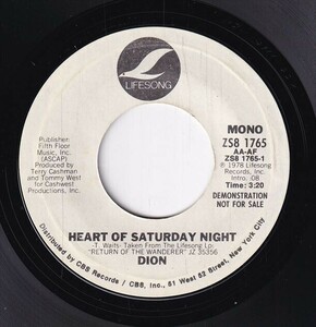 Dion - Heart Of Saturday Night (Mono) / (Stereo) (A) OL-CG539