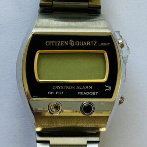 ☆1000円スタート☆ シチズン クリストロン アラーム デジタル ジャンク品  CITIZEN 腕時計の画像2