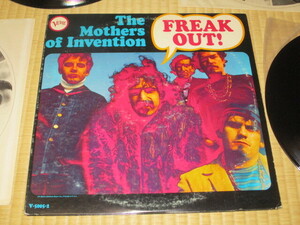 MOTHERS OF INVENTION マザーズ・オブ・インヴェンション FREAK OUT フリーク・アウト 2LP MONO マップ表記 フランク・ザッパ FRANK ZAPPA