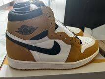 Nike Air Jordan 1 Retro High OG Yellow Ochreナイキ エアジョーダン1 レトロ ハイ OG イエローオークル_画像3