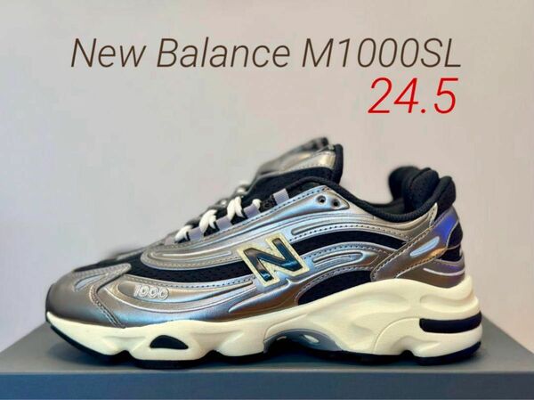 Newモデル！New Balance M1000SL 24.5㎝ ニューバランス Y2K シルバー レディースサイズ