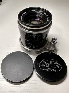 希少 アルパ ALPA マクロスイター KERN-MACRO-SWITAR 50mm F1.8 AR 実用品 前後キャップ付！