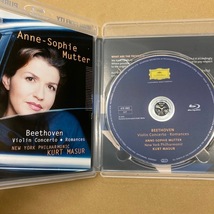 Blu-ray Audio Blu-rayオーディオ ベートーヴェン ヴァイオリン協奏曲 他 アンネ=ゾフィー・ムター クルト・マズア ニューヨーク・フィル_画像3