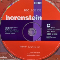 ホーレンシュタイン マーラー 交響曲第7番「夜の歌」 BBC LEGENDS BBCL 4051-2_画像2