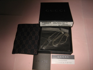 ☆GUCCI グッチ ネックレス プレート Gロゴ シルバー 925 アクセサリー☆