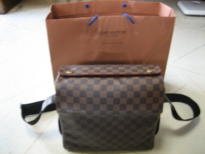 ☆ルイヴィトン LOUIS VUITTON LV ナヴィグリオ ダミエ エベヌ ショルダーバッグ メッセンジャーバッグ N45255 ☆