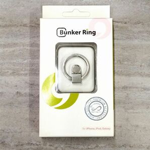 ＊未使用＊【Bunker Ring】　バンカーリング　ホワイト　スマートフォン　iphone Androidなど