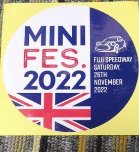 MINI FES.2022 記念ステッカー