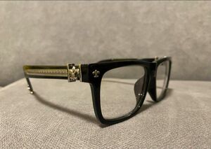 新品☆CHROME HEARTS 伊達メガネ CLEAR LENS お洒落