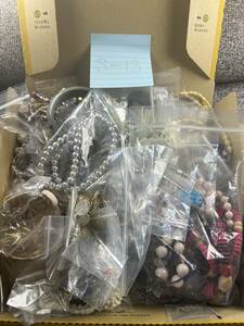  accessory large amount necklace etc. various together 1kg{ secondhand goods }S-13