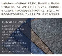 セール 165円値下げ中 のれん 暖簾 おしゃれ 170丈 42×170cm 1枚単品 麻混生地風 グレー 洗える リネン調 カジュアル 間仕切り リーネ_画像8