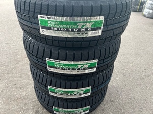  new goods 2023 year made 4 pcs set stock equipped domestic production Toyo Tire winter Tranpath TX 215/60R17 215/60-17 96Q new goods studless 