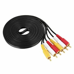 5mRCA cable 3 pin video cable image / sound cable RCA terminal 