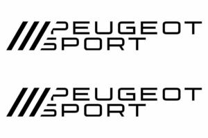 ステッカー　Peugeot sport type D　2枚set