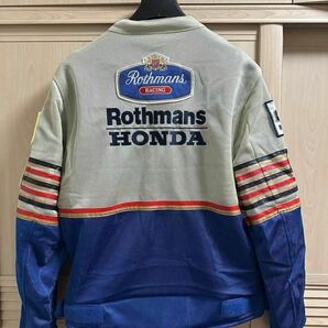 未使用 ロスマンズ ホンダ Rothmans HONDA HRC レーシングスーツ 刺繍メッシュジャケットHRC NSR SHOEI XLサイズの画像5